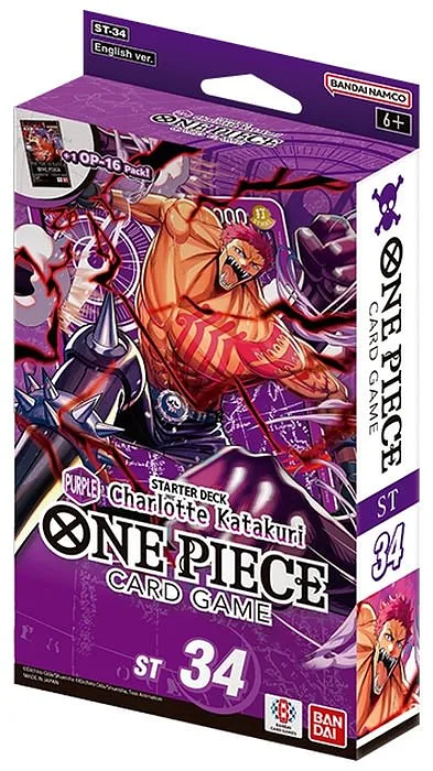 One Piece ENG Starter Deck Purple Katakuri ST-34 1 Mazzo