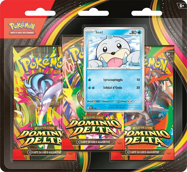 Pokemon ITA MEGAEVO Dominio Delta Blister 3 Buste