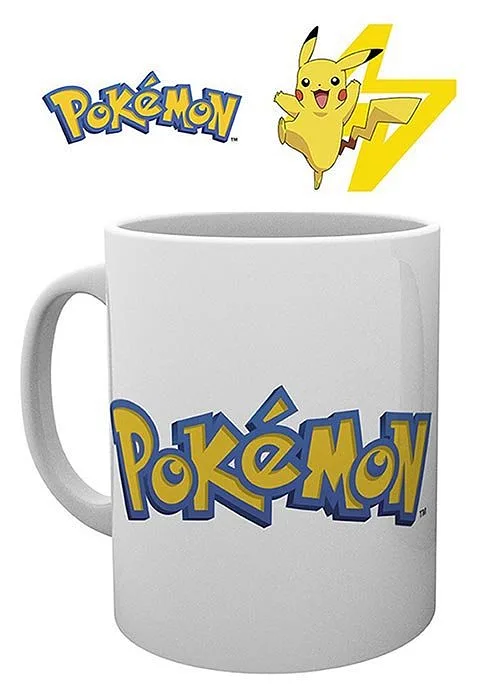 Tazza Pokemon Logo & Pikachu