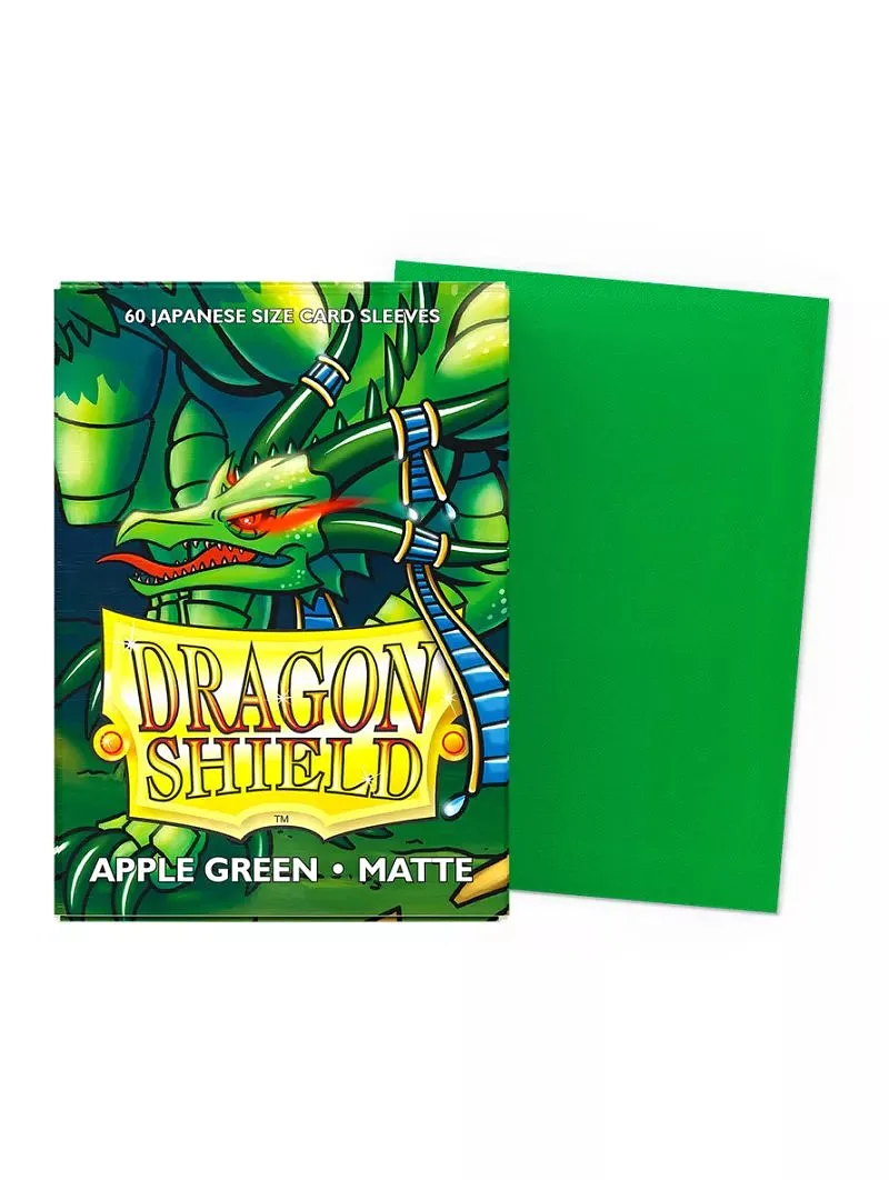 DRAGON SHIELD BUSTE PROTETTIVE MINI JAPANESE DA 60 - MATTE APPLE GREEN AT-11118