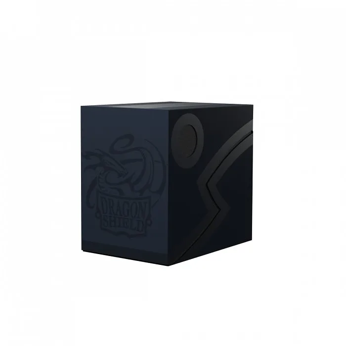 DRAGON SHIELD DOUBLE SHELL - PORTA MAZZO - MIDNIGHT BLUE/BLACK (AT-30656)