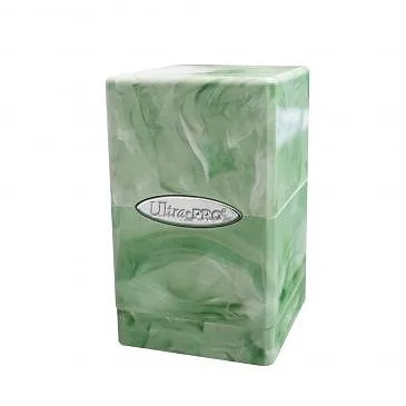 E-16346 MARBLE SATIN TOWER - LIME GREEN/ WHITE
