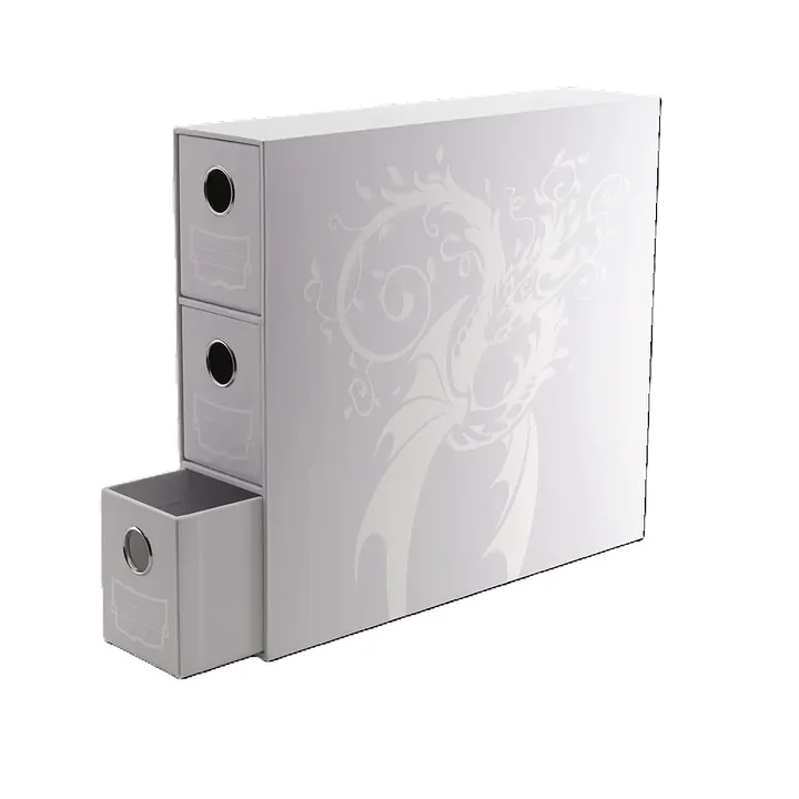 DS CARD STORAGE - FORTRESS VERTICAL 3XL - WHITE - (AT-33703)