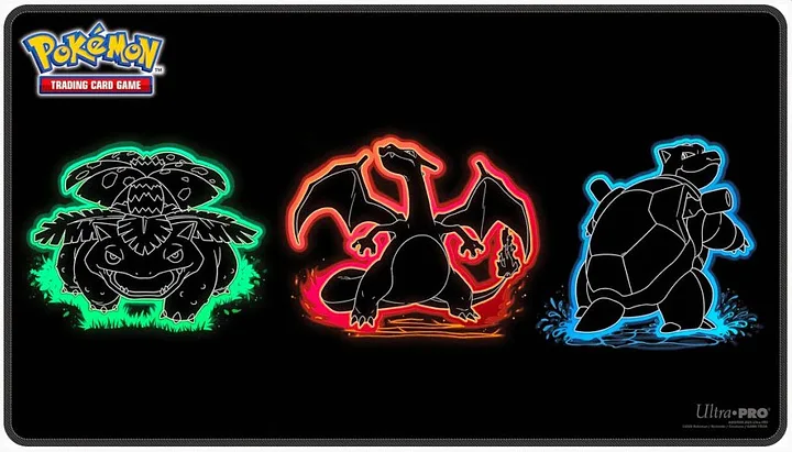 ULTRA PRO Neon Kanto Playmat Foil Pokemon