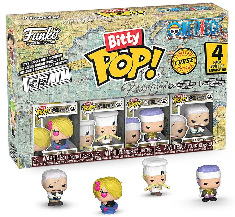 FUNKO BITTY POP 4 Pack One Piece Sanji