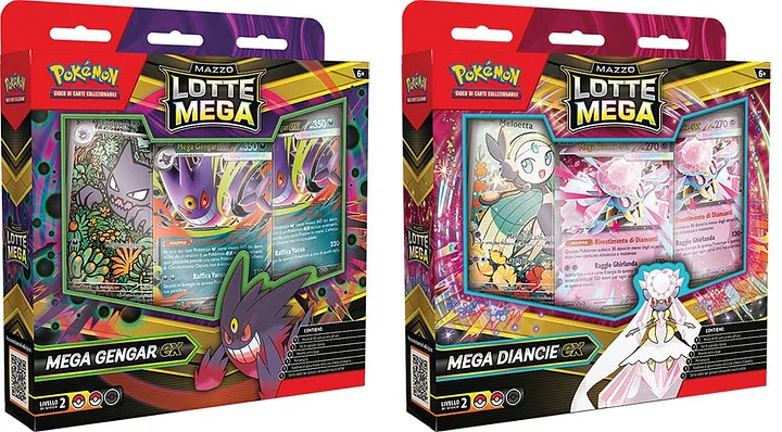 Pokemon ITA Mazzo Lotte Mega Gengar Ex / Diancie Ex