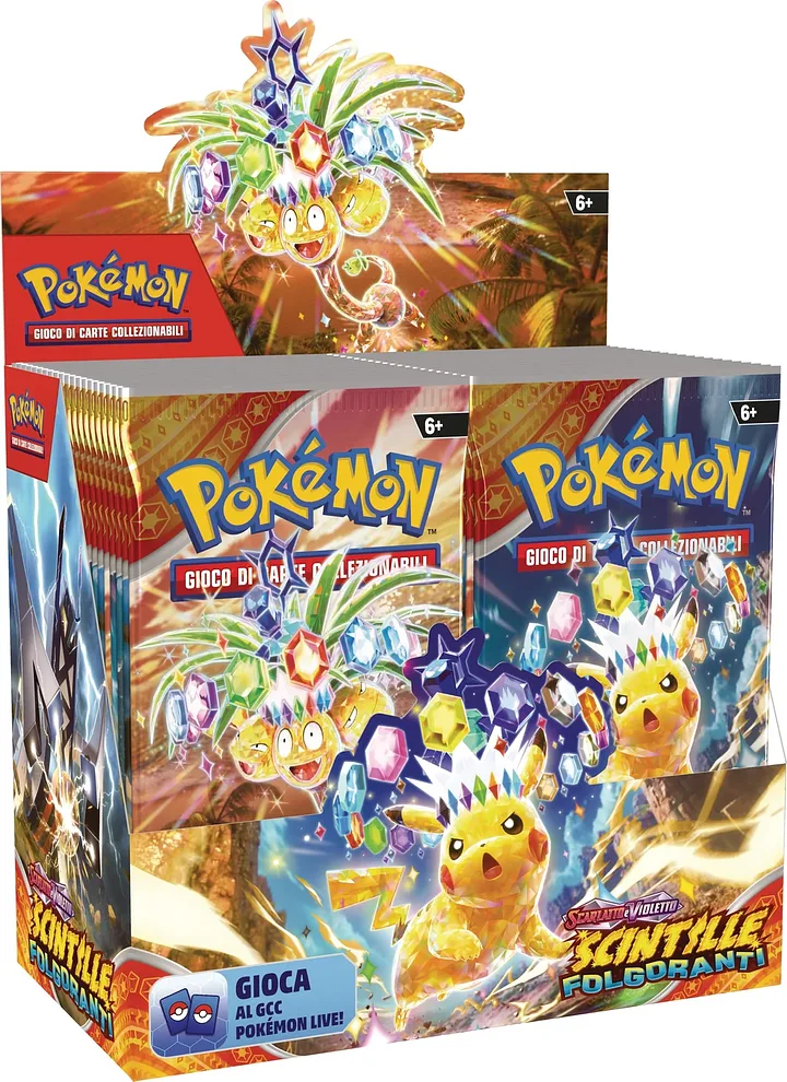 Pokémon GCC Scarlatto e Violetto Scintille Folgoranti – Box 36 buste