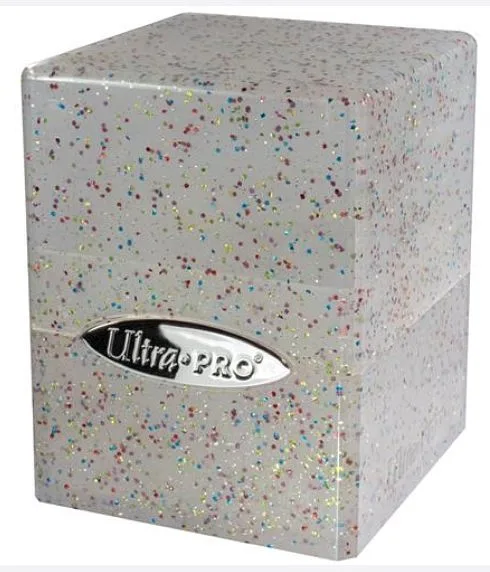 ULTRA PRO Deck Box - Satin Cube - Glitter Clear