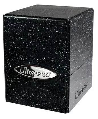 ULTRA PRO Deck Box - Satin Cube - Glitter Black