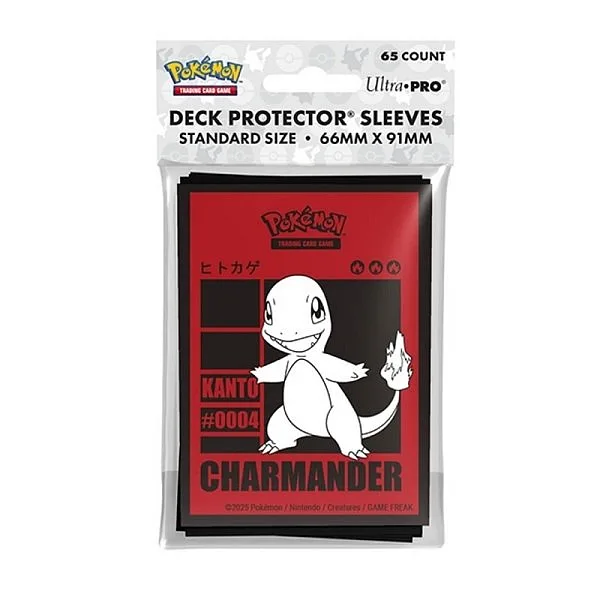 ULTRA PRO - 65 Deck Protector Sleeves - Pokemon - Charmander