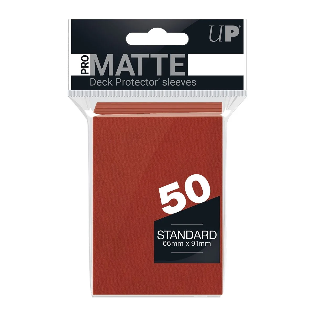 ULTRA PRO - 50 Deck Protector Sleeves Standard PRO-MATTE Red