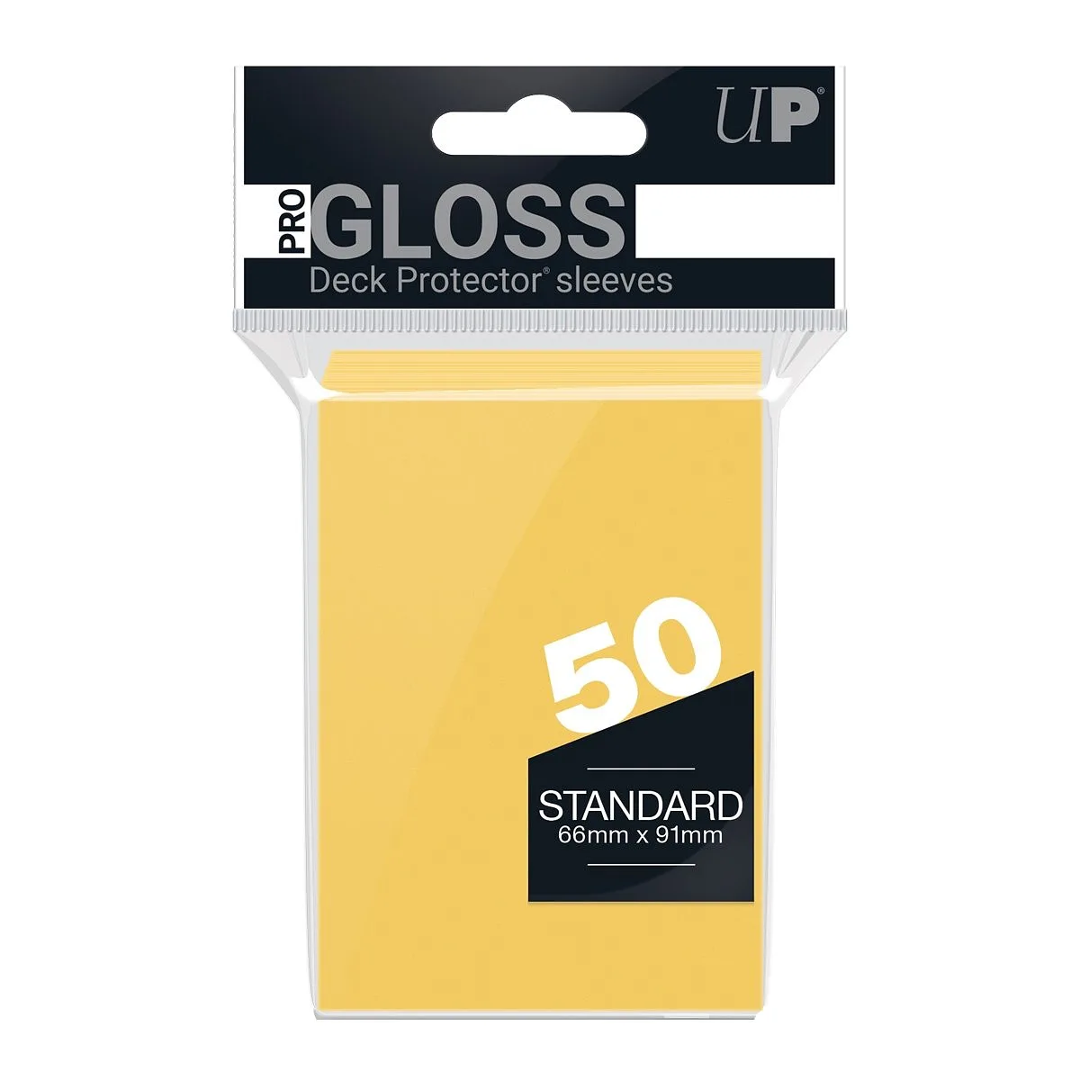 ULTRA PRO - 50 Deck Protector Sleeves Standard Pro Gloss Yellow