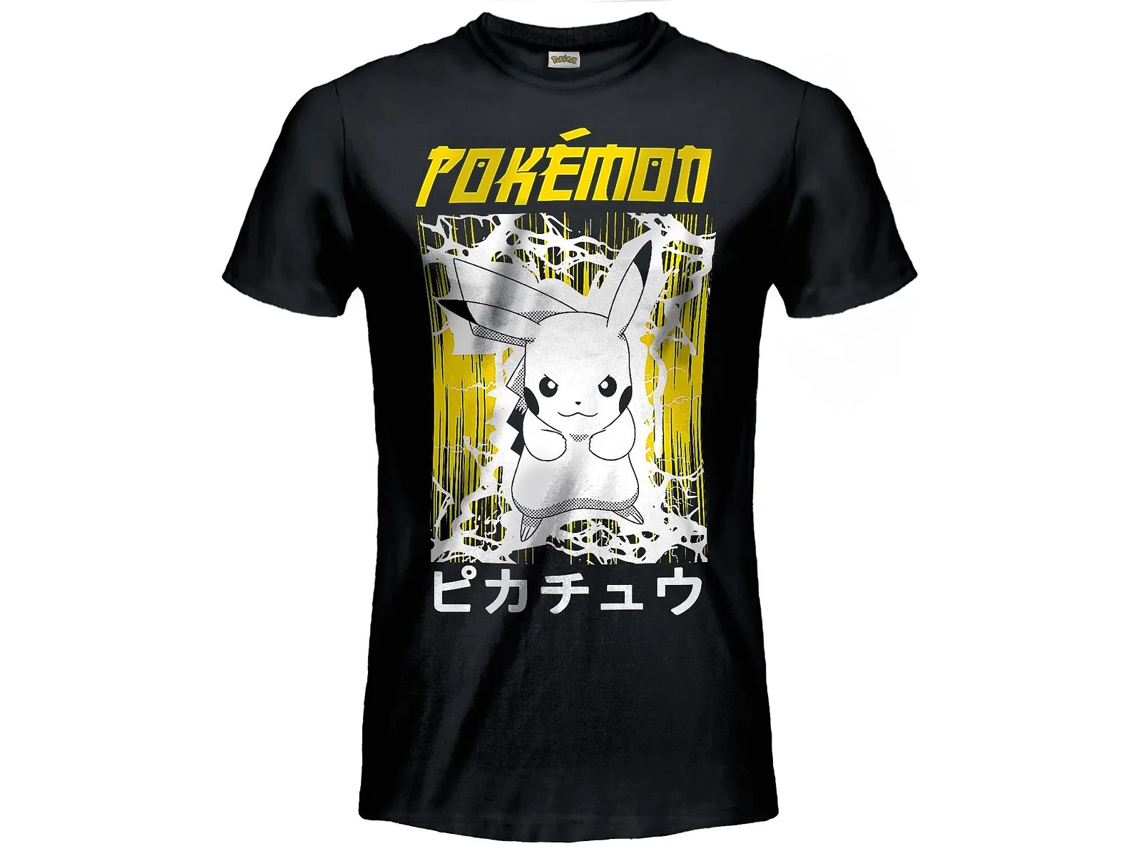T-Shirt Pokemon - Pikachu nera 12/13