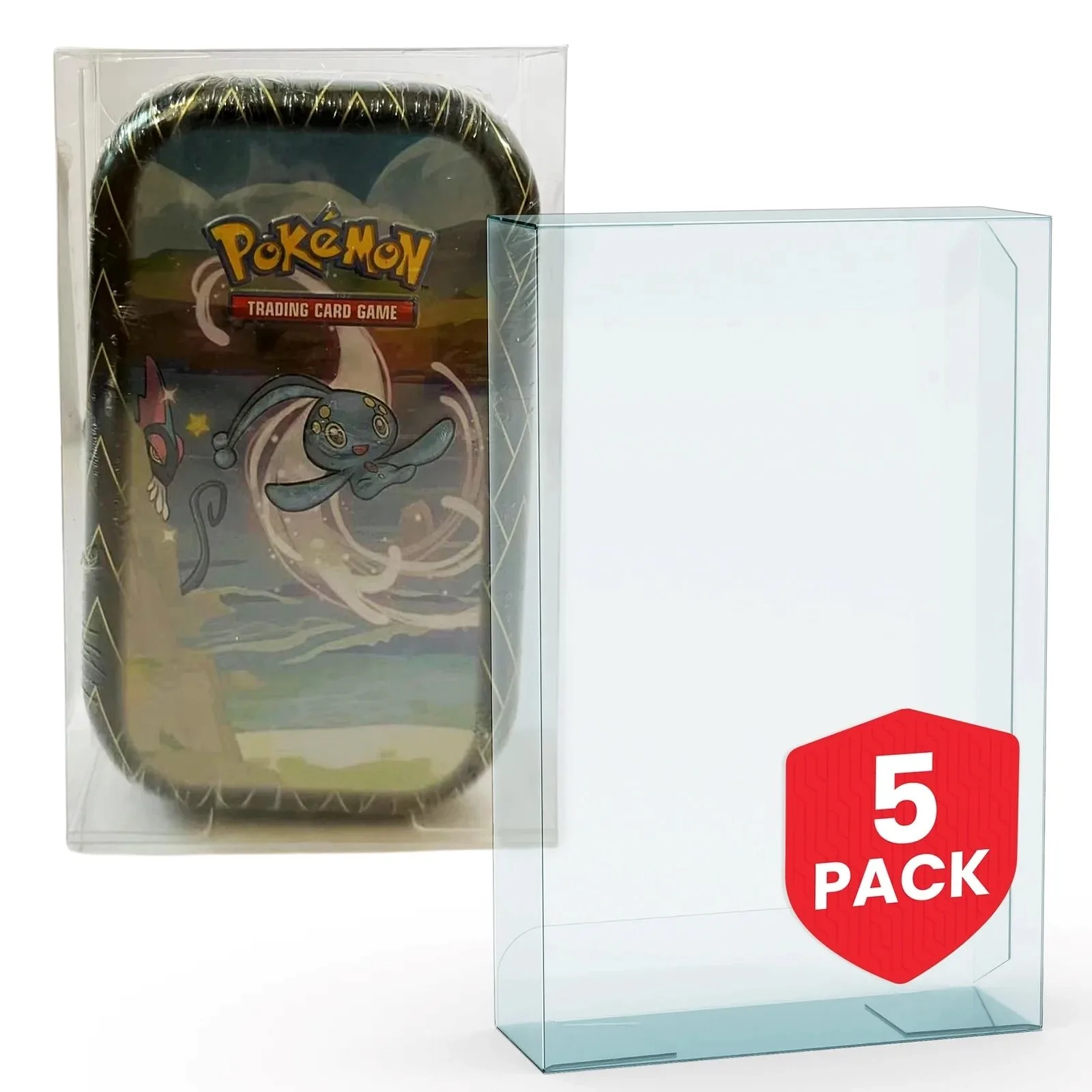 EVORETRO - PET Protector Mini Tin Pokemon 5pz