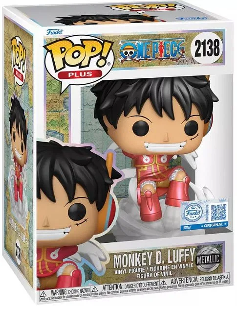 FUNKO POPS One Piece Monkey D.Luffy Metallic Special 2138