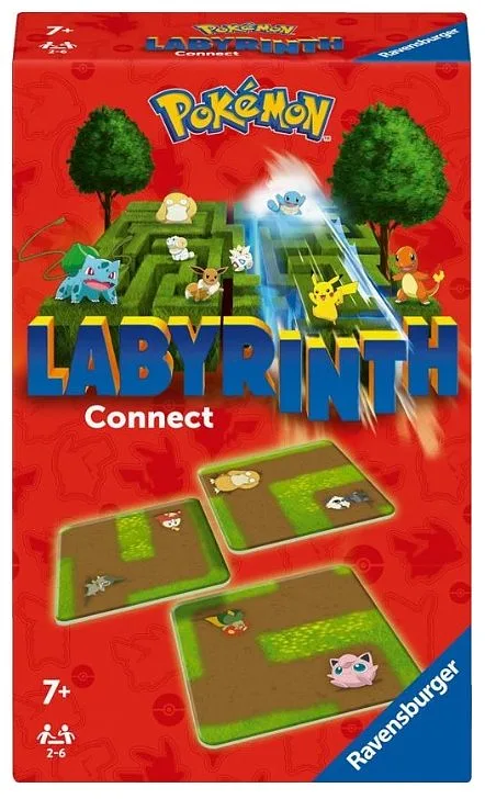 Pokemon Labyrinth Connect Card Game - Gioco da Viaggio