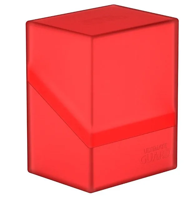 ULTIMATE GUARD Boulder Deck Case 80+ Standard Size Ruby