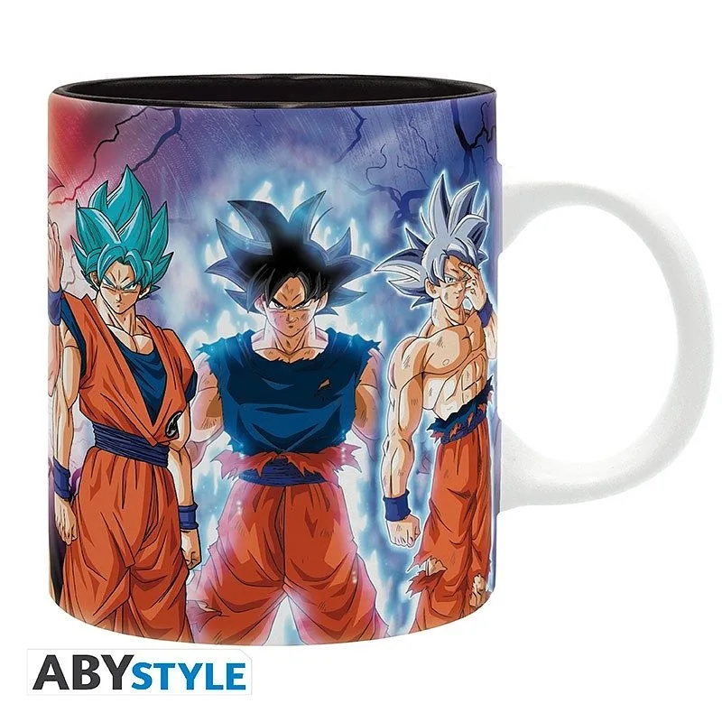 ABYSTYLE DRAGON BALL SUPER - Tazza 320 ml: "Goku transformations"