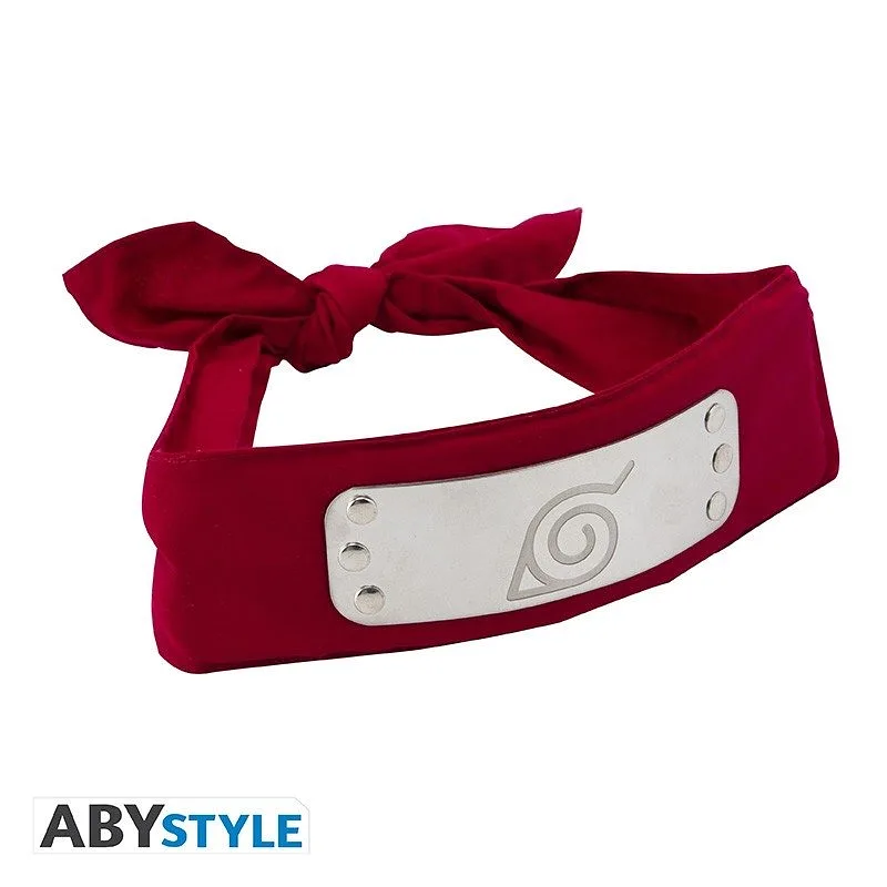 ABYSTYLE NARUTO SHIPPUDEN - Replica Fascia Ninja - Konoha (Red)