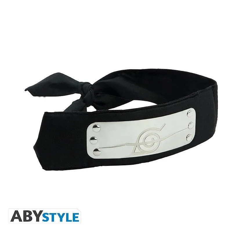 ABYSTYLE NARUTO SHIPPUDEN - Replica Fascia Ninja - Anti Konoha (Black)