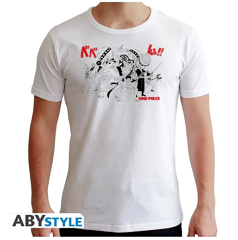 ONE PIECE - Tshirt white new fit - Full Crew*Medium - Men's T-shirts