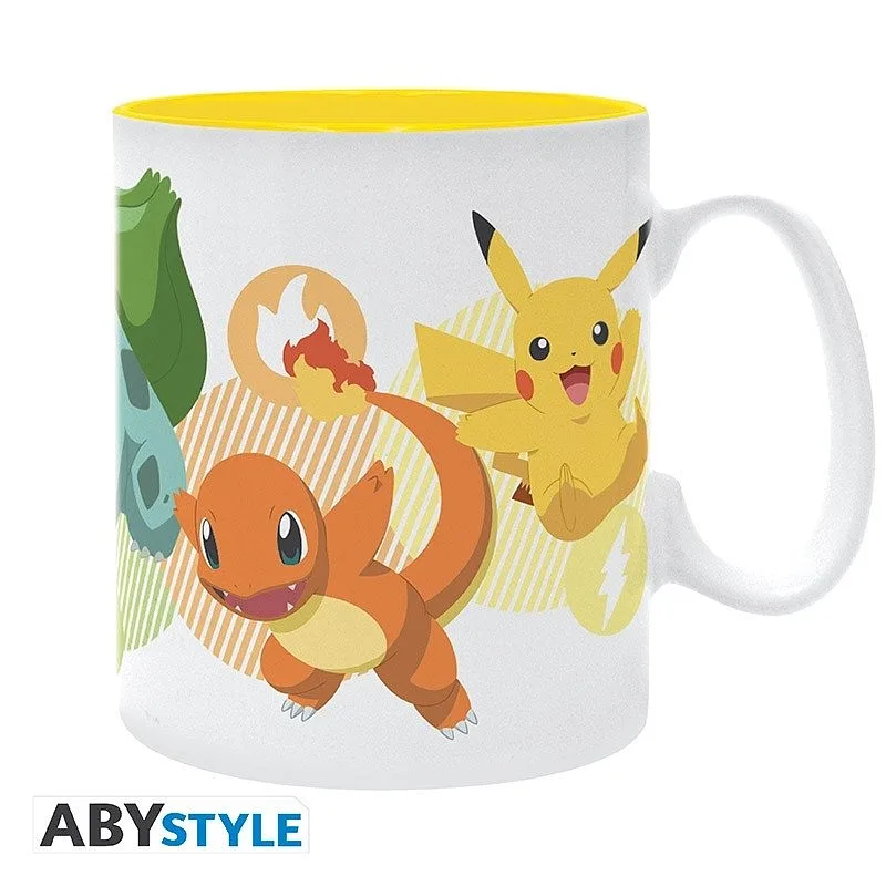 ABYSTYLE POKEMON - Tazza 460 ml: "Pikachu and starters"