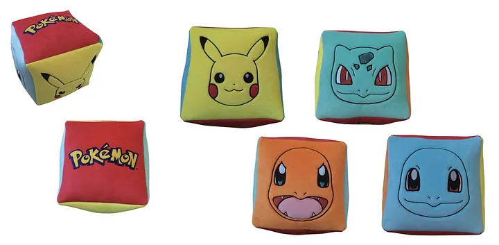 Peluche Cubo Pokemon 25x25cm