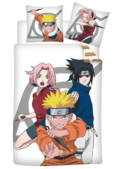 AyMax - NARUTO - Copripiumino (140x200cm) + Federe (65X65cm)