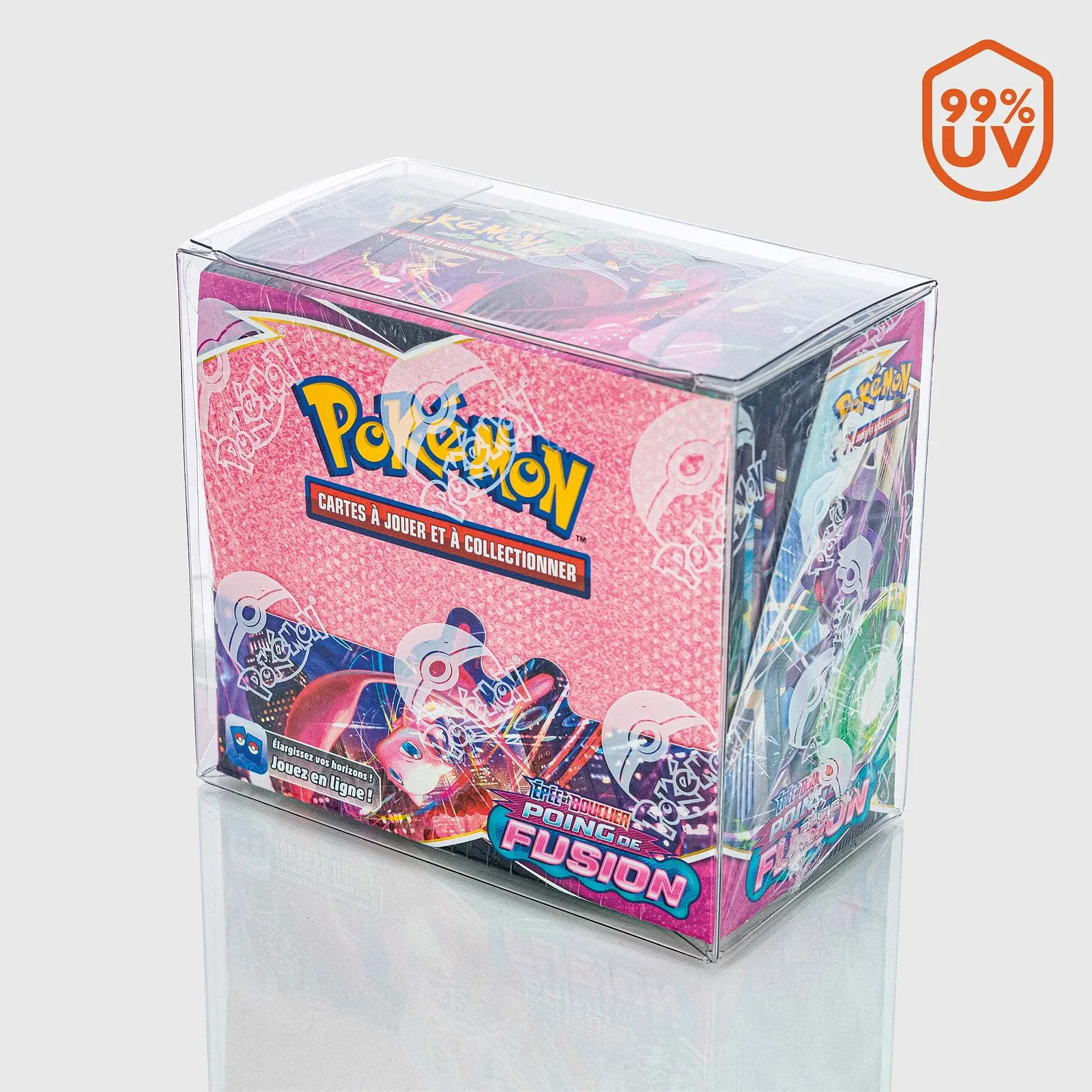 PHOENIX SHIELD Crystal Box Protec 99% UVR (X6) Pokemon Booster Box