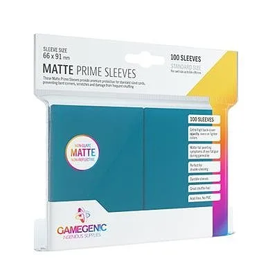 GAMEGENIC - Matte Prime Sleeves Blue Pack (100)