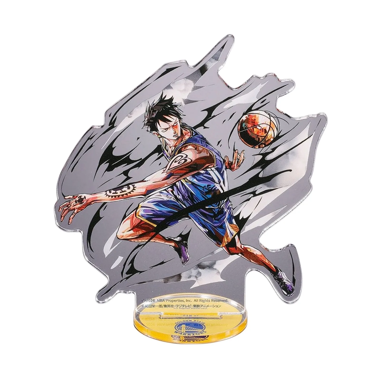 ONE PIECE x NBA: Acrylic Stand - Trafalgar Law x Golden State Warriors (Prodotto da collezione)