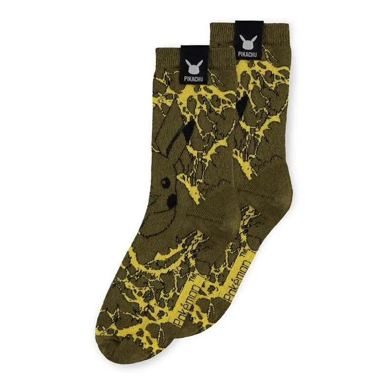 DIFUZED Pokémon - Pikachu Men's Sport Socks (2Pack) 39-42