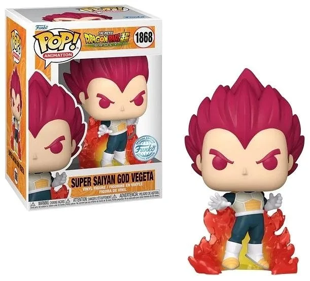 FUNKO POP Dragon Ball Super: Broly - 1868 Vegeta SSG (Exclusive) 9 cm