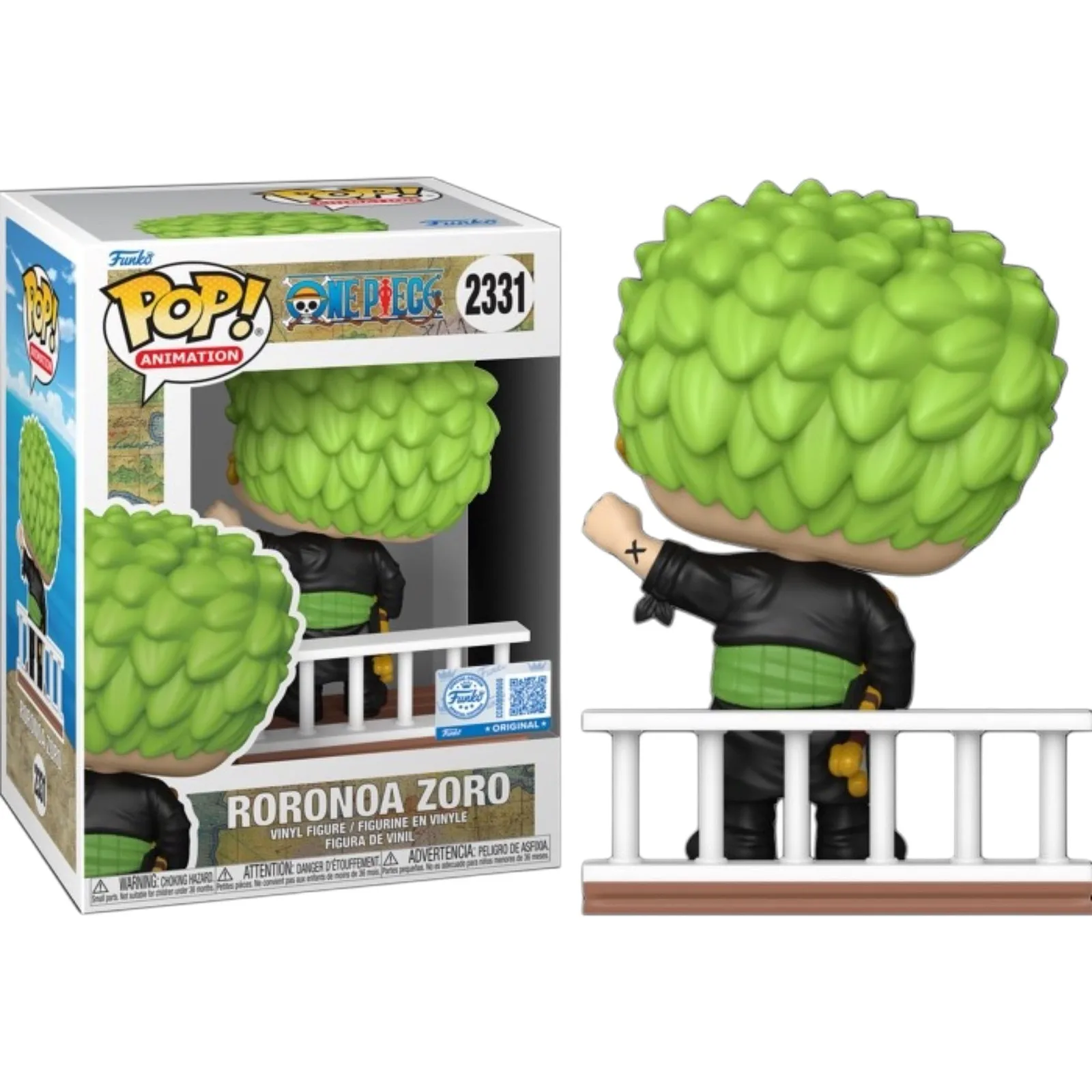 FUNKO POP Animation: One Piece - 2331 Roronoa Zoro (Exclusive) 9cm