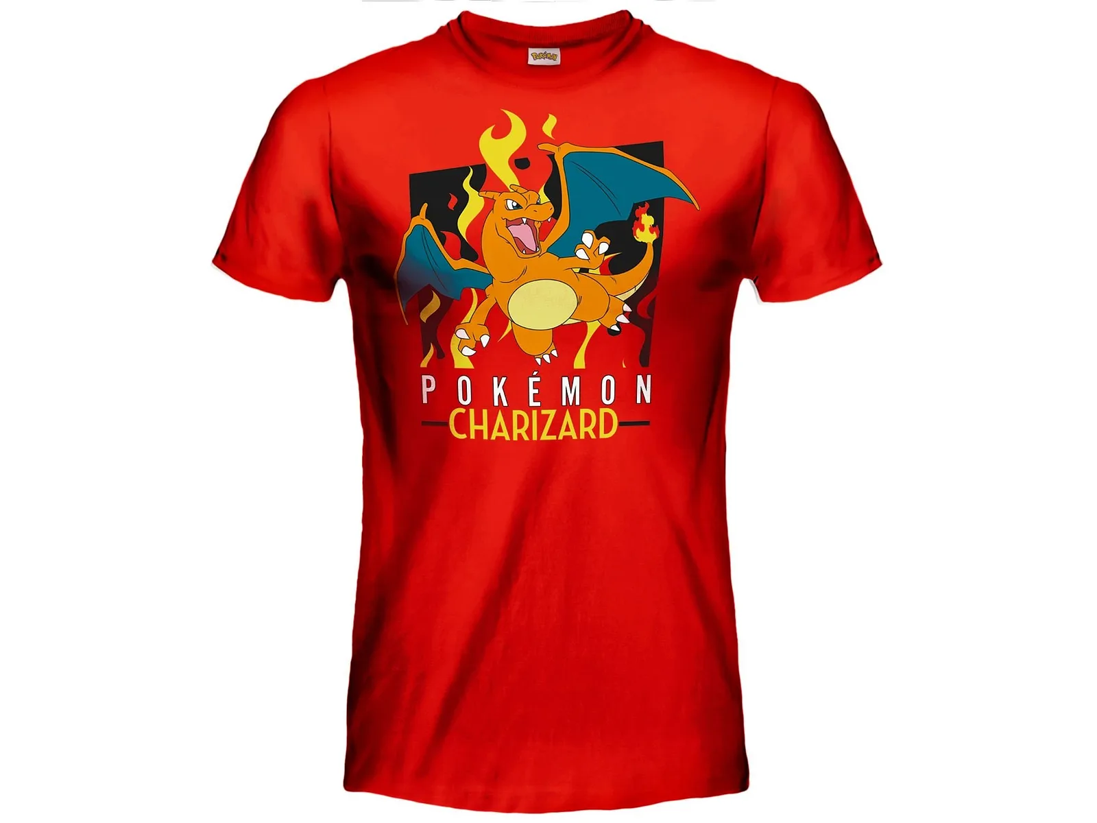 T-Shirt Pokemon - Charizard Red 12/13