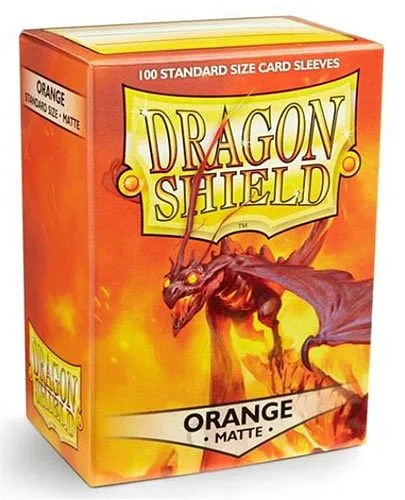 DRAGON SHIELD Bustine Standard Matte Orange 100pz
