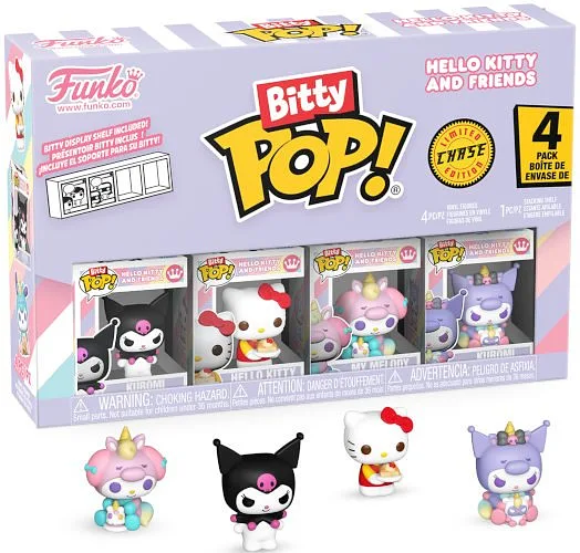 FUNKO BITTY POP 4 Pack Hello Kitty Kuromi