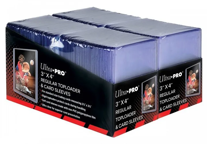 ULTRA PRO Set Toploader + Bustine Morbide 200pz