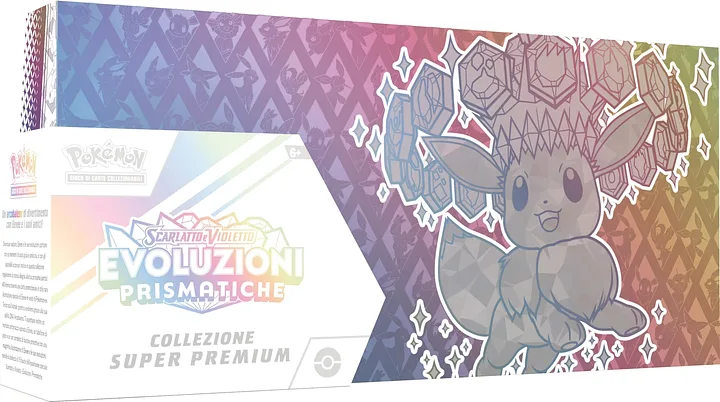 Pokémon GCC Scarlatto e Violetto Evoluzioni Prismatiche – Collezione Super Premium