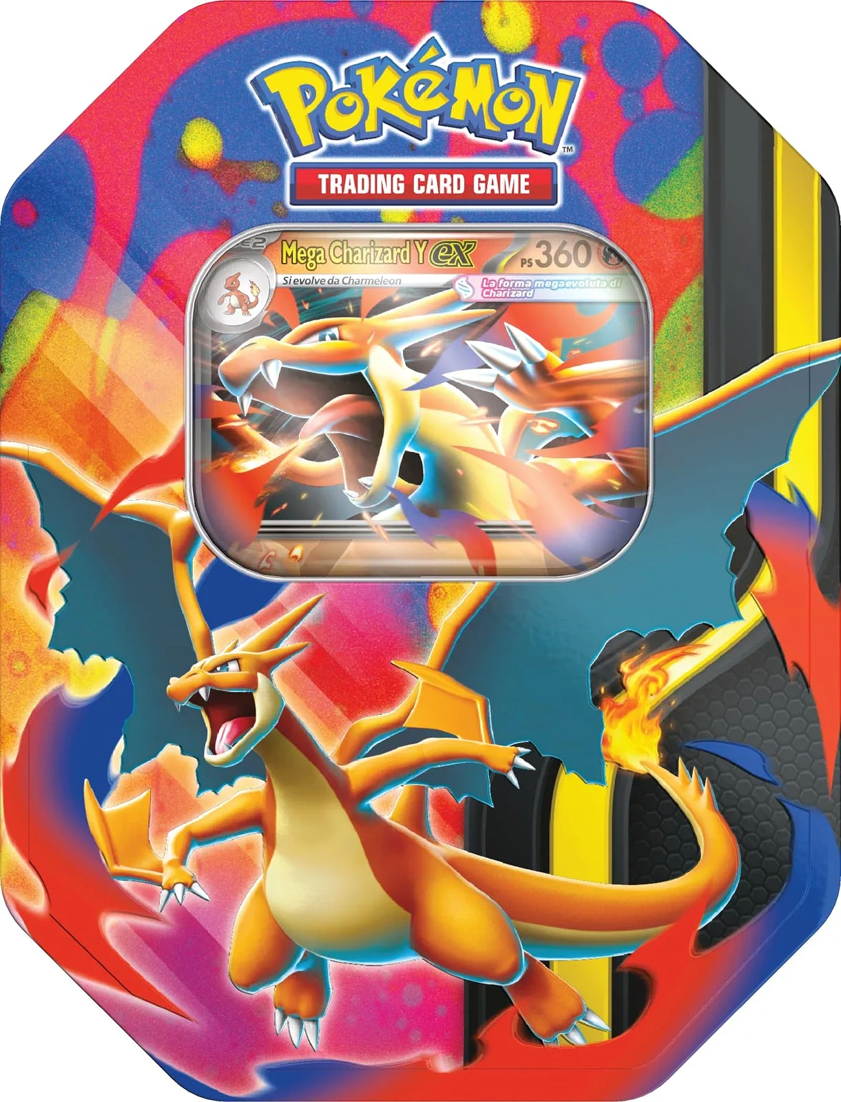 Pokémon GCC Megaevoluzione – Tin da Collezione Mega Charizard Y-ex (ITA)