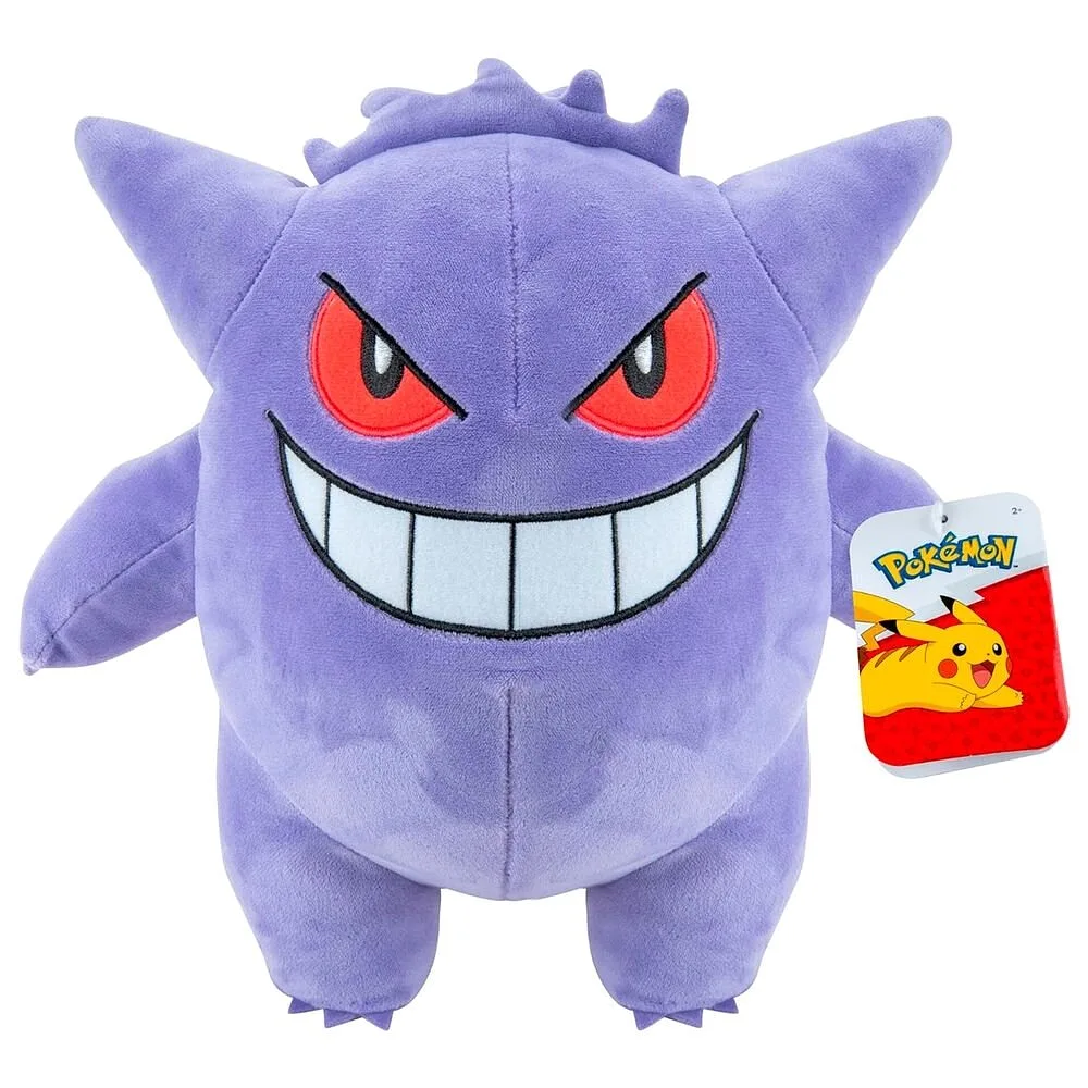 JAZWARES Pokemon: Gengar - Peluche 24cm