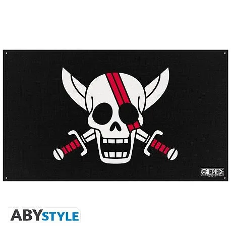 ABYSTYLE ONE PIECE - Replica Bandiera: "Red hair Pirates" (70x120)