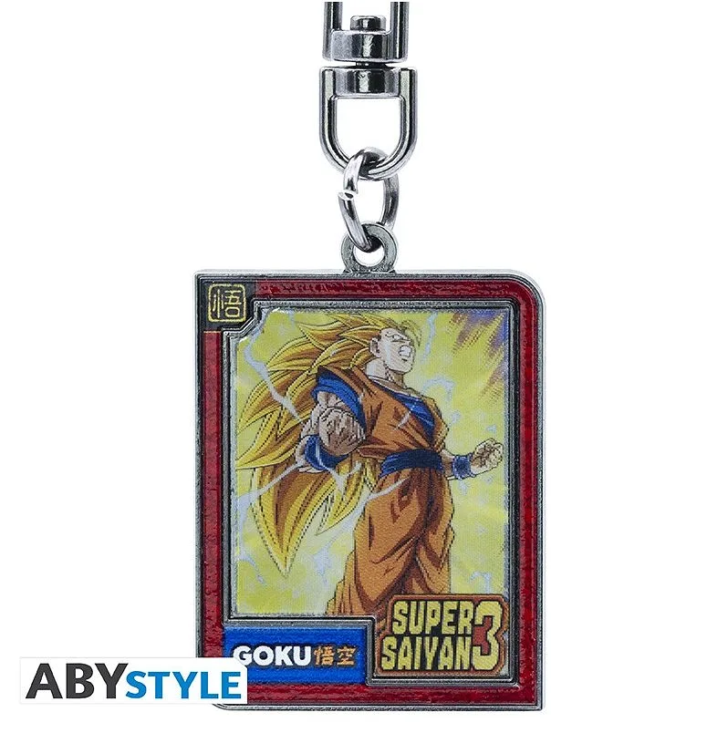 ABYSTYLE DRAGON BALL - Keychain Lenticular - DBZ/Goku Super Saiyan