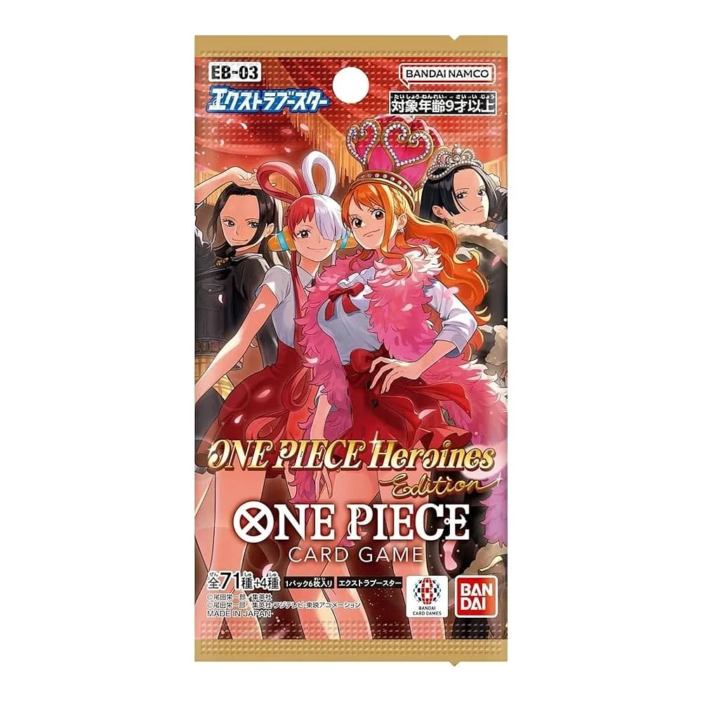 ONE PIECE CARD GAME: EB-03 Heroines Edition - Booster Pack JAP - (Prodotto da collezione)
