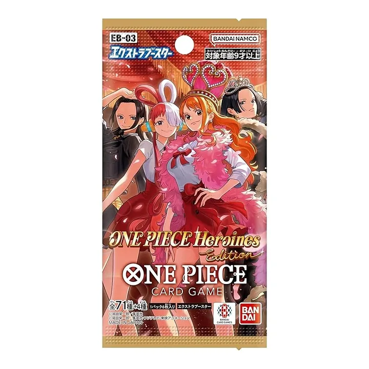 ONE PIECE CARD GAME: EB-03 Heroines Edition - Booster Pack JAP - (Prodotto da collezione)