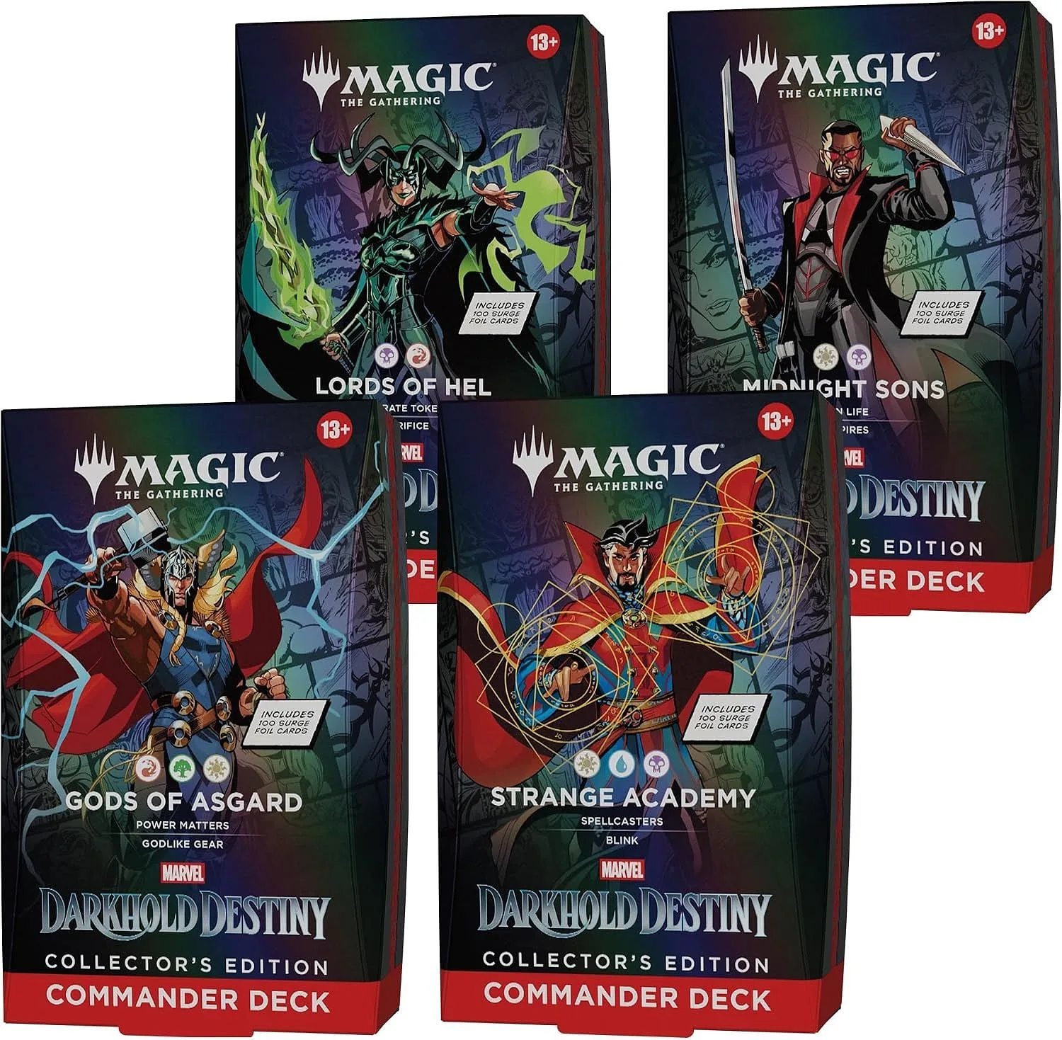 Magic: The Gathering - Marvel Darkhold Destiny Collector's Commander Display (4 mazzi) - ENG (possibile allocazione)