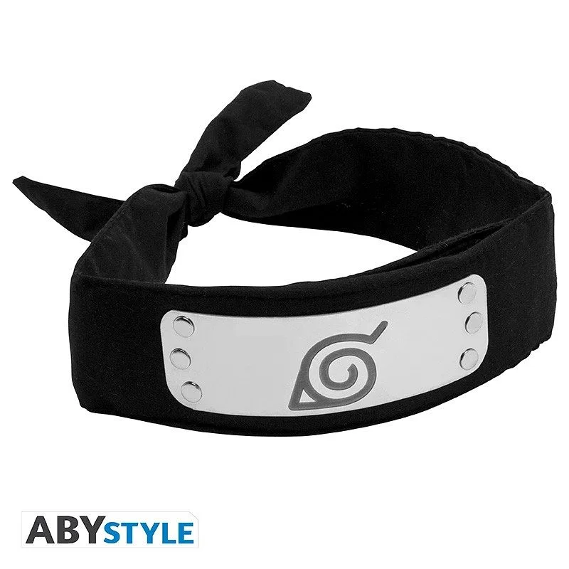 ABYSTYLE NARUTO SHIPPUDEN - Replica Fascia Ninja - Konoha (Black)