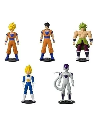 BANDAI RED Dragon Ball: Figurine Flash Series - Assortito 6pz 10cm
