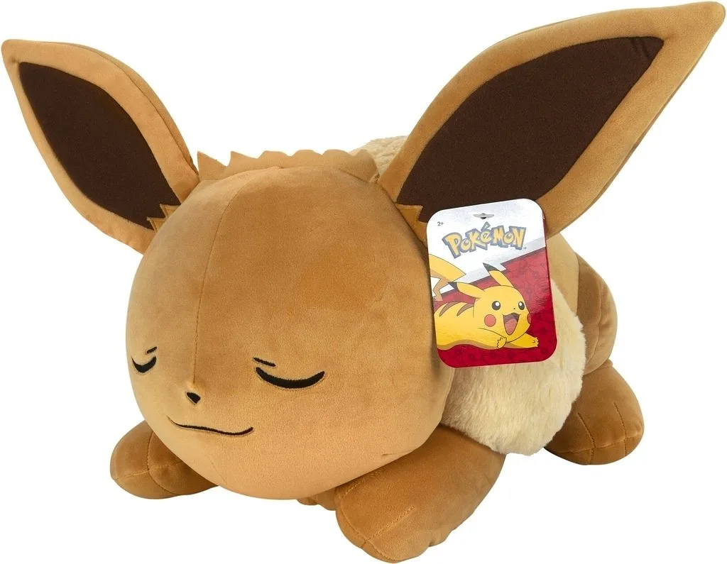 JAZWARES Peluche: Pokemon - Sleeping Eevee 45cm