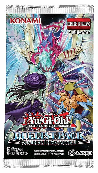 YUGI Duelist Pack Guardiani Dimensionali 1 Busta